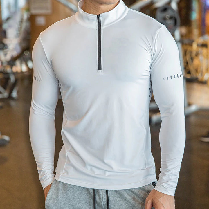 Half Zip Compression T-Shirt